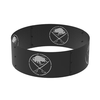 Image showing  36 in. Buffalo Sabres Decorative Steel Round Fire Ring