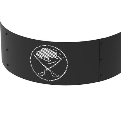 Image showing  36 in. Buffalo Sabres Decorative Steel Round Fire Ring