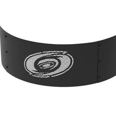 Image showing  36 in. Carolina Hurricanes Decorative Steel Round Fire Ring