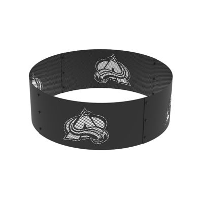 Image showing  36 in. Colorado Avalanche Decorative Steel Round Fire Ring