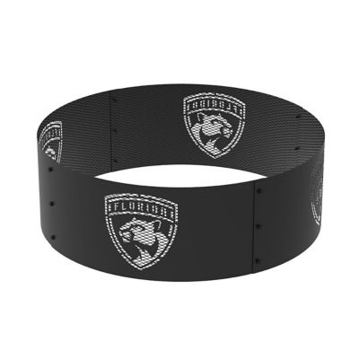 Image showing  36 in. Florida Panthers Decorative Steel Round Fire Ring