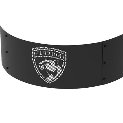 Image showing  36 in. Florida Panthers Decorative Steel Round Fire Ring