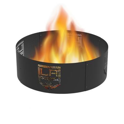 Blue Sky Outdoor 36 in. Los Angeles Kings Decorative Steel Round Fire Ring