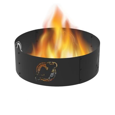 Blue Sky Outdoor 36 in. New Jersey Devils Decorative Steel Round Fire Ring