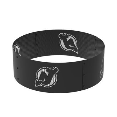 Image showing  36 in. New Jersey Devils Decorative Steel Round Fire Ring