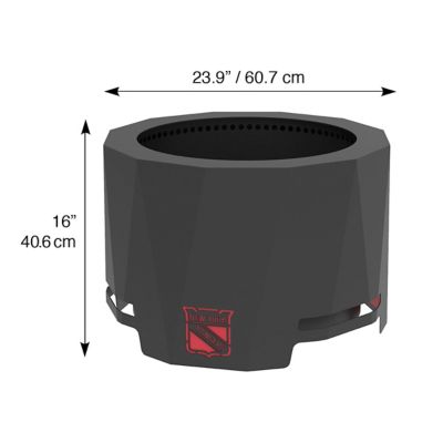Image showing  19.75 in. The Peak New York Rangers Smokeless Patio Wood-Burning Fire Pit