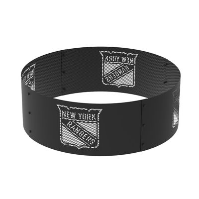 Image showing  36 in. New York Rangers Decorative Steel Round Fire Ring