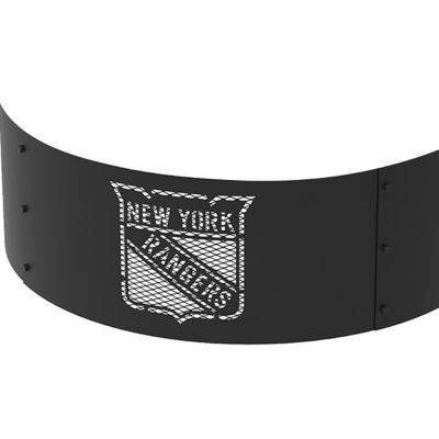 Image showing  36 in. New York Rangers Decorative Steel Round Fire Ring
