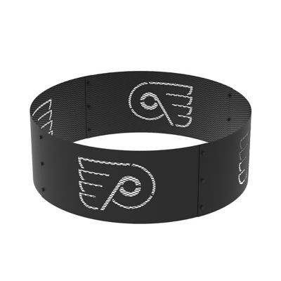 Image showing  36 in. Philadelphia Flyers Decorative Steel Round Fire Ring