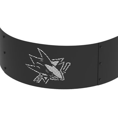 Image showing  36 in. San Jose Sharks Decorative Steel Round Fire Ring