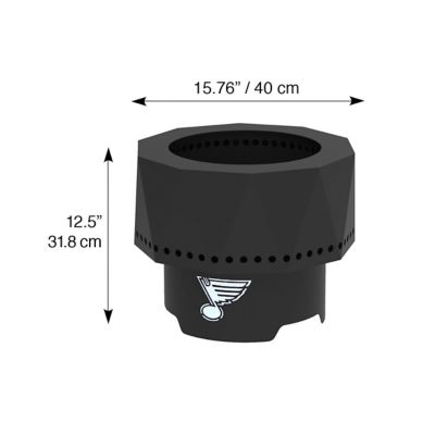Image showing  15.76 in. The Ridge St. Louis Blues Portable Wood-Burning Fire Pit