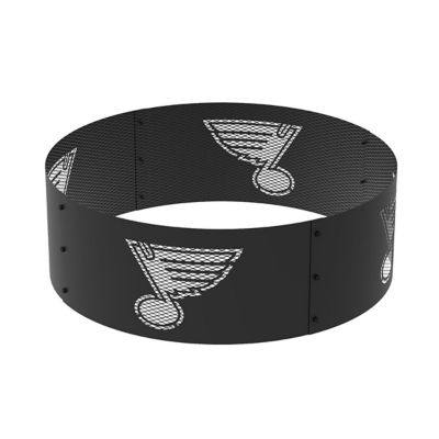 Image showing  36 in. St. Louis Blues Decorative Steel Round Fire Ring