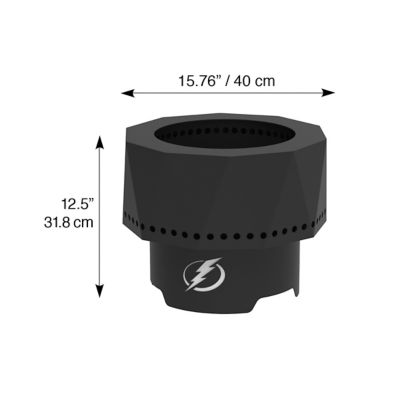 Image showing  The Ridge Tampa Bay Lightning Portable Fire Pit