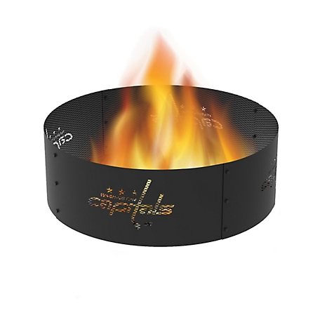 Blue Sky Outdoor 36 in. Washington Capitals Decorative Steel Round Fire Ring
