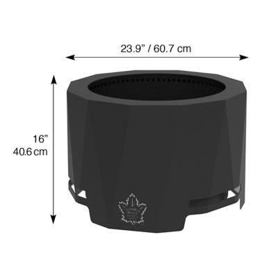 Image showing  19.75 in. The Peak Toronto Maple Leafs Smokeless Patio Wood-Burning Fire Pit