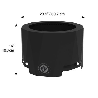 Image showing  19.75 in. The Peak Winnipeg Jets Smokeless Patio Wood-Burning Fire Pit