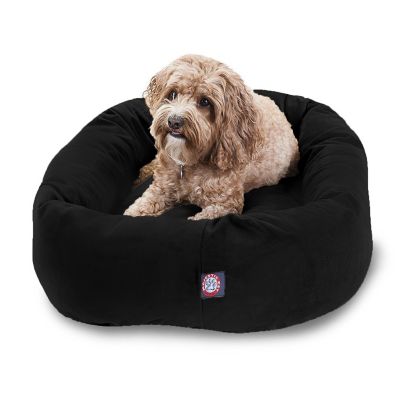 Majestic Pet Suede Bagel Dog Bed