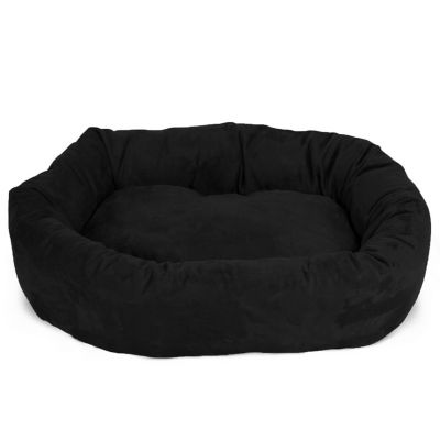 Image showing  Suede Bagel Dog Bed