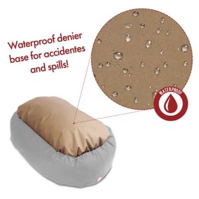 Image showing  Suede Bagel Dog Bed