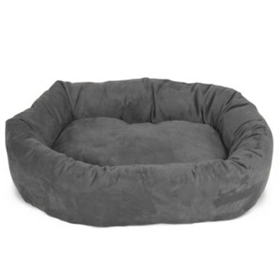 Image showing  Suede Bagel Dog Bed