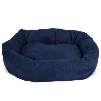 Image showing  Suede Bagel Dog Bed