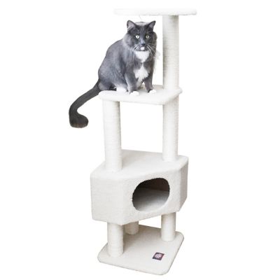 Majestic Pet 52 in. 2-Tier Casita Cat Tree with Main Residence