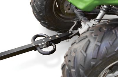 Image showing 13 th Gorilla Carts 9 cu. ft. 1,200 lb. Capacity Heavy-Duty Steel Utility Cart with Removable Sides and 13 in. Tires, Black