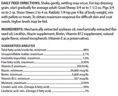 Image showing  Show Formula Omega Rich Liquid Livestock Feed Supplement, 1 qt.