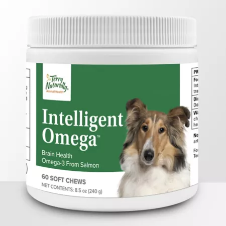 Terry Naturally Animal Health Omega Soft Chew Heart Smart Supplement for Dogs 0.68 lb 60 ct Dog Heart & Liver Supplements