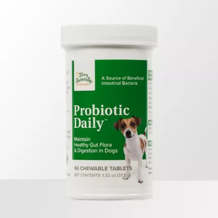 Terry Naturally Animal Health Daily Probiotic Soft Chew for Digestive Support 0.1875 lb 60 ct Dog Digestion Supplements