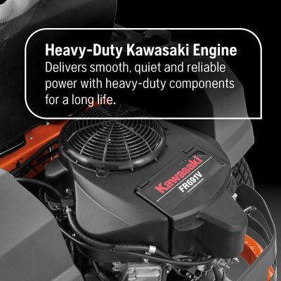 Image showing 7 th Husqvarna Z248F 48 in. 23 hp Gas Zero-Turn Mower, Kawasaki V-Twin Engine, Hydrostatic Transmission
