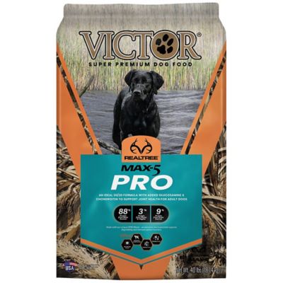 Victor Realtree MAX-5 PRO Adult Beef Recipe Dry Dog Food, 40 lb. Bag