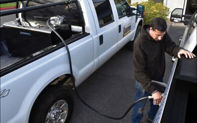 Image showing 6 th Transfer Flow Inc. 80 gal. Diesel Refueling and Transfer Tank