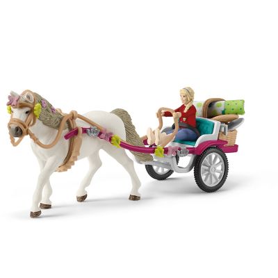 Image showing  Carriage Ride with Picnic Horse Toy Play Set
