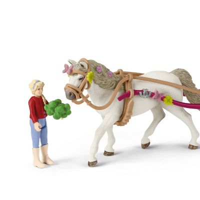 Image showing  Carriage Ride with Picnic Horse Toy Play Set