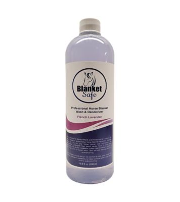 Blanket Safe Horse Blanket Wash and Deodorizer, French Lavender, 16.9 oz.