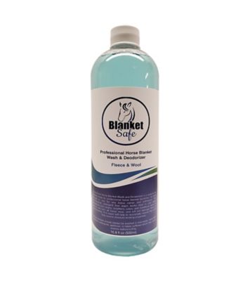 Blanket Safe Professional Horse Blanket Wash and Deodorizer, Fleece and Wool, 16.9 oz.