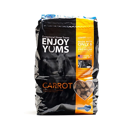 Enjoy Yums Carrot Flavor Horse Treats, 5 lb.