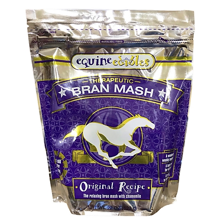Equine Edibles Therapeutic Bran Mash Original Recipe Horse Oatmeal, 22 oz.