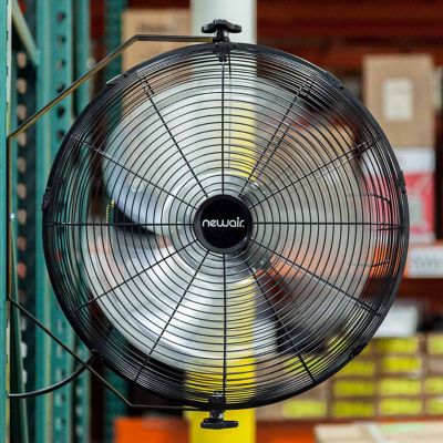 Image showing 12 th NewAir 18 in. 3-Speed Indoor High-Velocity Wall-Mounted Fan, 120V
