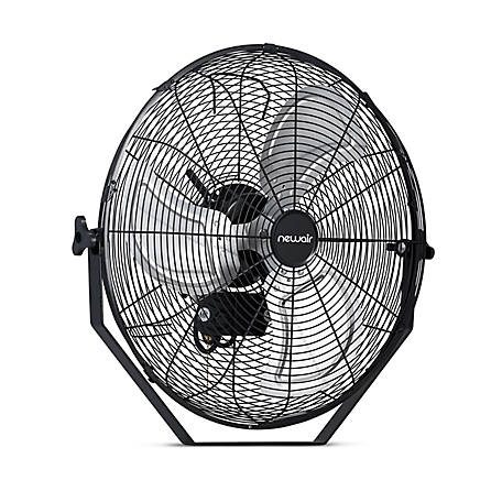 High Velocity Wall Mounted Fan, Waterproof Outdoor Oscillating Fans Ceiling Mountain