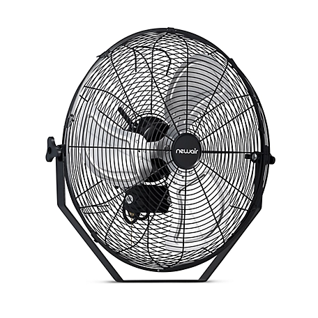 NewAir 18 in. Outdoor Rated 2-in-1 High-Velocity Wall-Mounted Fan, 3 Speeds, Water Resistant