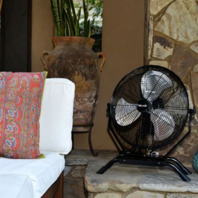 Image showing 6 th NewAir 18 in. 3-Speed Outdoor Rated 2-in-1 High-Velocity Wall-Mounted Fan, Water Resistant