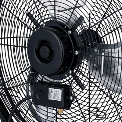 Image showing 8 th NewAir 18 in. 3-Speed Outdoor Rated 2-in-1 High-Velocity Wall-Mounted Fan, Water Resistant