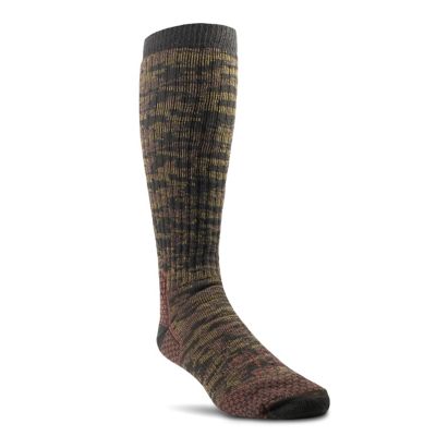 Farm To Feet Unisex Slate Mountain Mediumweight Camo Over-the-Calf Socks, 1 Pair