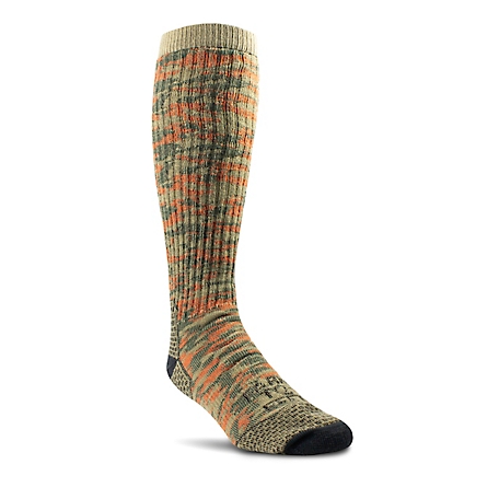 Farm To Feet Unisex Slate Mountain Mediumweight Camo Over-the-Calf Socks, 1 Pair