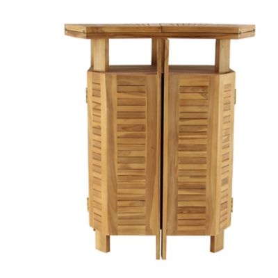 Image showing  Traditional Teak Wood Bar Table, 41 x 70in.