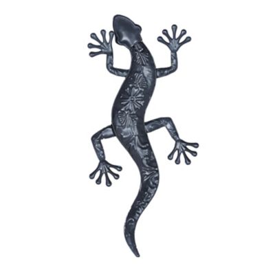 Image showing  Multicolor Metal Indoor/Outdoor Lizard Wall Decor, 32 in. x 15 in.