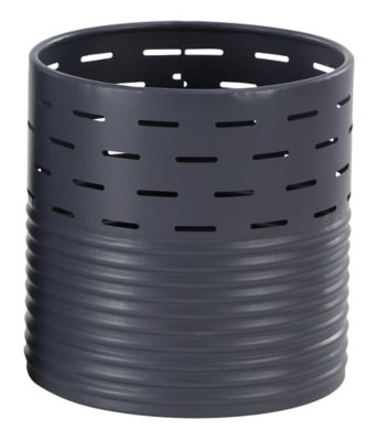 Image showing  Blue Metal Contemporary Planter, Set of 2 13" x 13" x 13"