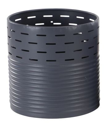 Image showing  Blue Metal Contemporary Planter, Set of 2 13" x 13" x 13"